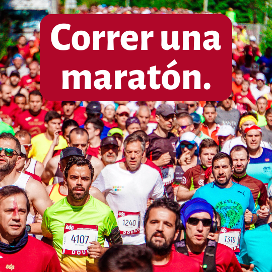 correr una maratón